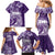 Polynesian Women's Day Family Matching Mermaid Dress and Hawaiian Shirt Plumeria Passion - Purple LT7 - Polynesian Pride