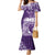 Polynesian Women's Day Family Matching Mermaid Dress and Hawaiian Shirt Plumeria Passion - Purple LT7 Mom's Dress Purple - Polynesian Pride