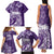 Polynesian Women's Day Family Matching Tank Maxi Dress and Hawaiian Shirt Plumeria Passion - Purple LT7 - Polynesian Pride