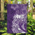 Polynesian Women's Day Garden Flag Plumeria Passion - Purple LT7 Garden Flag Purple - Polynesian Pride