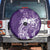 Polynesian Women's Day Spare Tire Cover Plumeria Passion - Purple LT7 Purple - Polynesian Pride