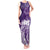 Polynesian Women's Day Tank Maxi Dress Plumeria Passion - Purple LT7 Women Purple - Polynesian Pride