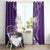 Polynesian Women's Day Window Curtain Plumeria Passion - Purple LT7 - Polynesian Pride