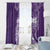 Polynesian Women's Day Window Curtain Plumeria Passion - Purple LT7 - Polynesian Pride