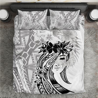 Polynesian Women's Day Bedding Set Plumeria Passion - White LT7 White - Polynesian Pride