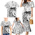 Polynesian Women's Day Family Matching Mermaid Dress and Hawaiian Shirt Plumeria Passion - White LT7 - Polynesian Pride