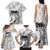 Polynesian Women's Day Family Matching Tank Maxi Dress and Hawaiian Shirt Plumeria Passion - White LT7 - Polynesian Pride