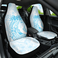 Polynesian Women's Day Car Seat Cover Plumeria Passion - Turquoise LT7 One Size Turquoise - Polynesian Pride