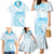 Polynesian Women's Day Family Matching Mermaid Dress and Hawaiian Shirt Plumeria Passion - Turquoise LT7 - Polynesian Pride