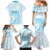 Polynesian Women's Day Family Matching Mermaid Dress and Hawaiian Shirt Plumeria Passion - Turquoise LT7 - Polynesian Pride