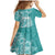 Polynesian Women's Day Family Matching Mermaid Dress and Hawaiian Shirt Plumeria Passion - Teal LT7 - Polynesian Pride