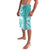 Polynesian Women's Day Lavalava Plumeria Passion - Teal LT7 - Polynesian Pride