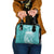 Polynesian Women's Day Shoulder Handbag Plumeria Passion - Teal LT7 One Size Teal - Polynesian Pride