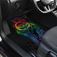 New Zealand Pride Car Mats Takatapui Rainbow Fern LT7 - Polynesian Pride