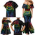 New Zealand Pride Family Matching Mermaid Dress and Hawaiian Shirt Takatapui Rainbow Fern