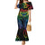 New Zealand Pride Family Matching Mermaid Dress and Hawaiian Shirt Takatapui Rainbow Fern