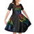 New Zealand Pride Family Matching Off Shoulder Maxi Dress and Hawaiian Shirt Takatapui Rainbow Fern