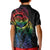 New Zealand Pride Kid Polo Shirt Takatapui Rainbow Fern