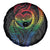 New Zealand Pride Spare Tire Cover Takatapui Rainbow Fern