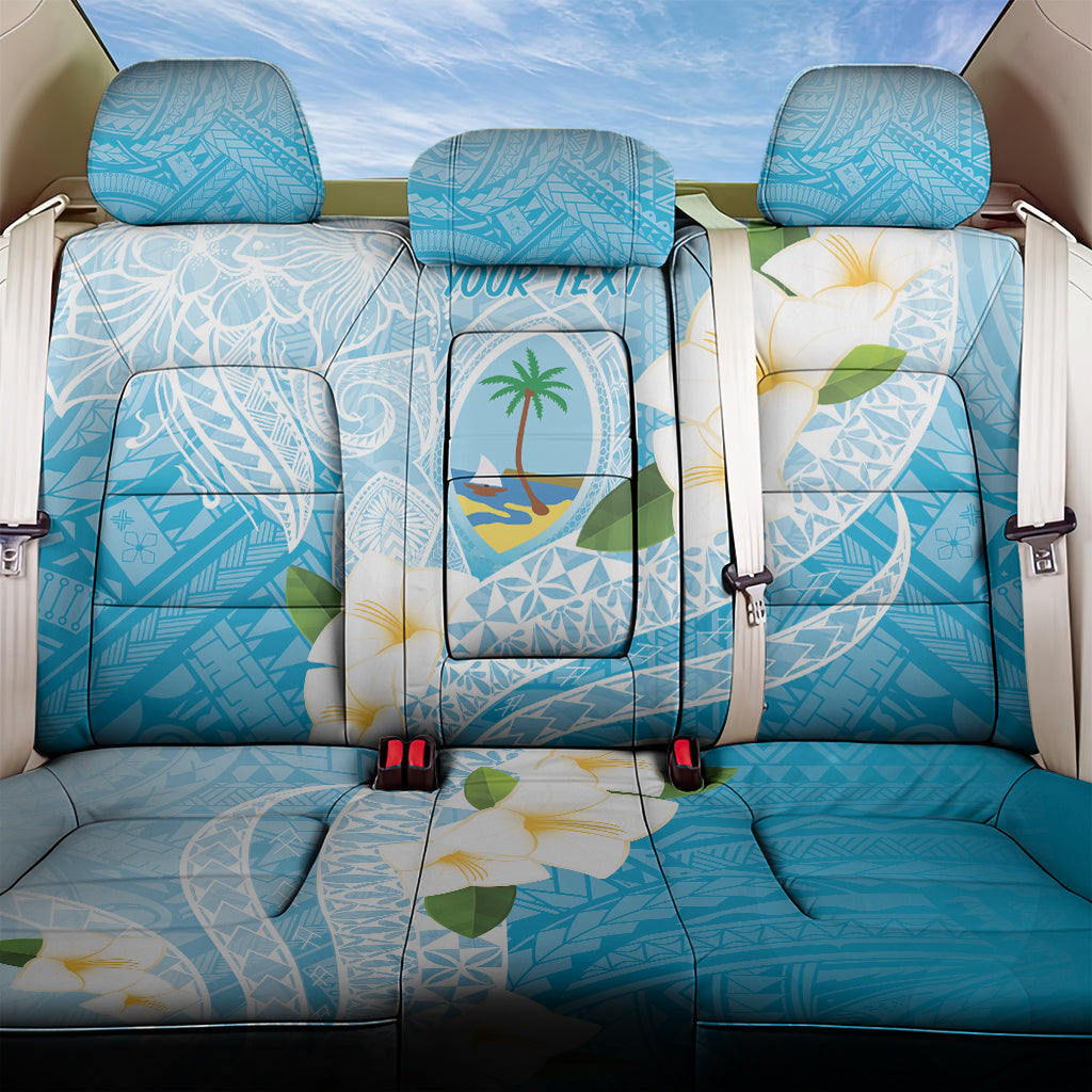 Guam Chamorro Guasali Flowers Back Car Seat Cover Aqua Gradient LT7