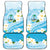 Guam Chamorro Guasali Flowers Car Mats Aqua Gradient LT7