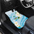 Guam Chamorro Guasali Flowers Car Mats Aqua Gradient LT7