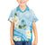 Guam Chamorro Guasali Flowers Hawaiian Shirt Aqua Gradient