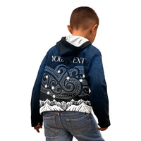 Personalised New Zealand Kid Hoodie Matariki Maori Patterns - Gradient LT7 - Polynesian Pride