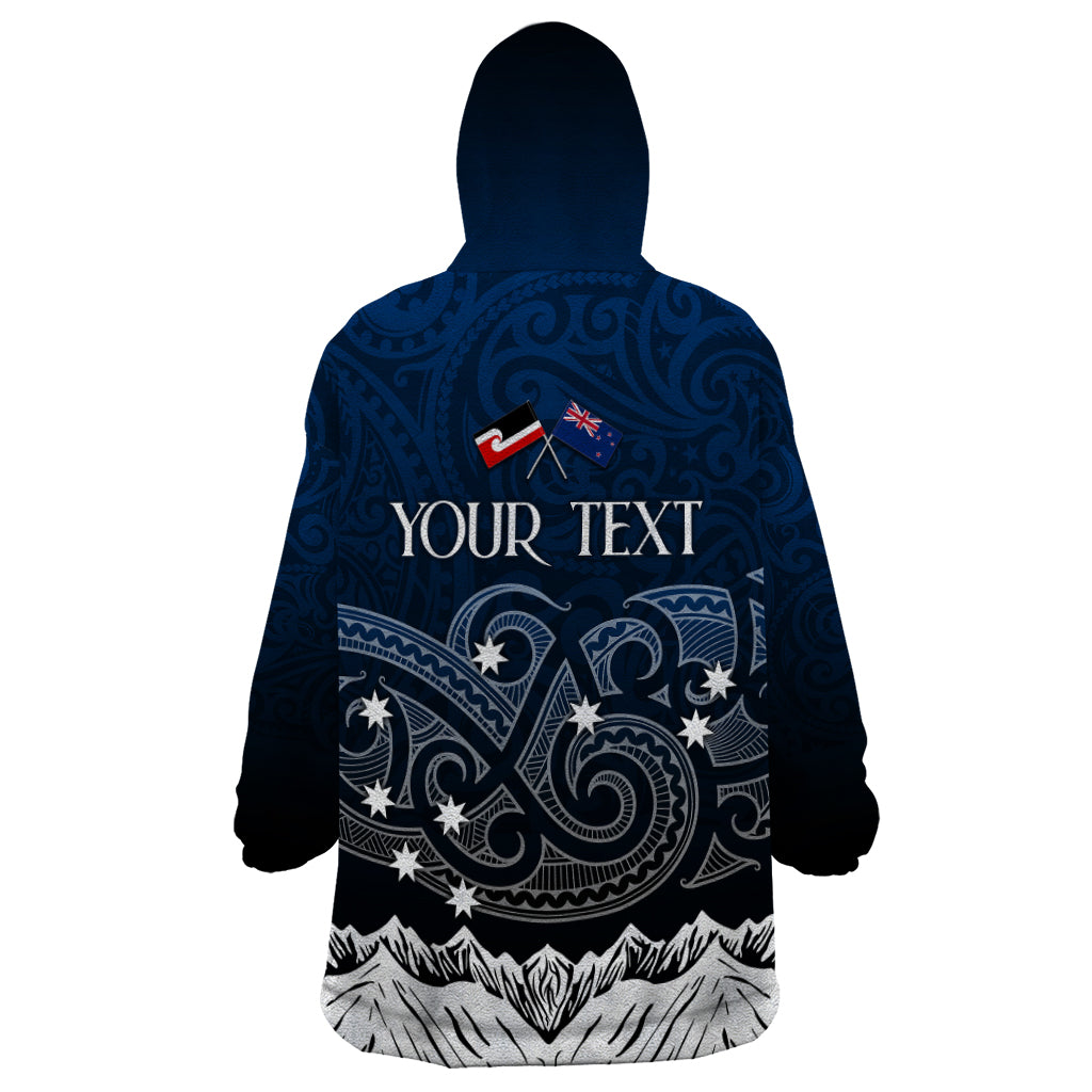 Personalised New Zealand Wearable Blanket Hoodie Matariki Maori Patterns - Gradient LT7 - Polynesian Pride