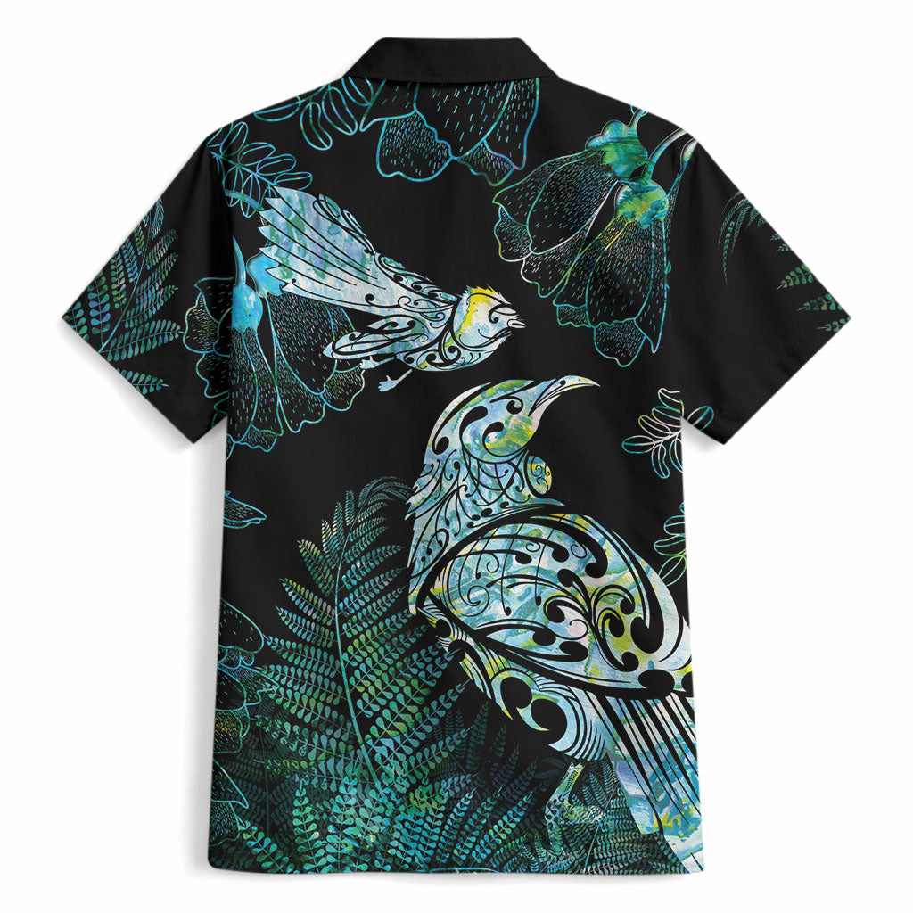 Aotearoa Maori Mahuru Hawaiian Shirt Spring Time - Paua Shell Green LT7 - Polynesian Pride