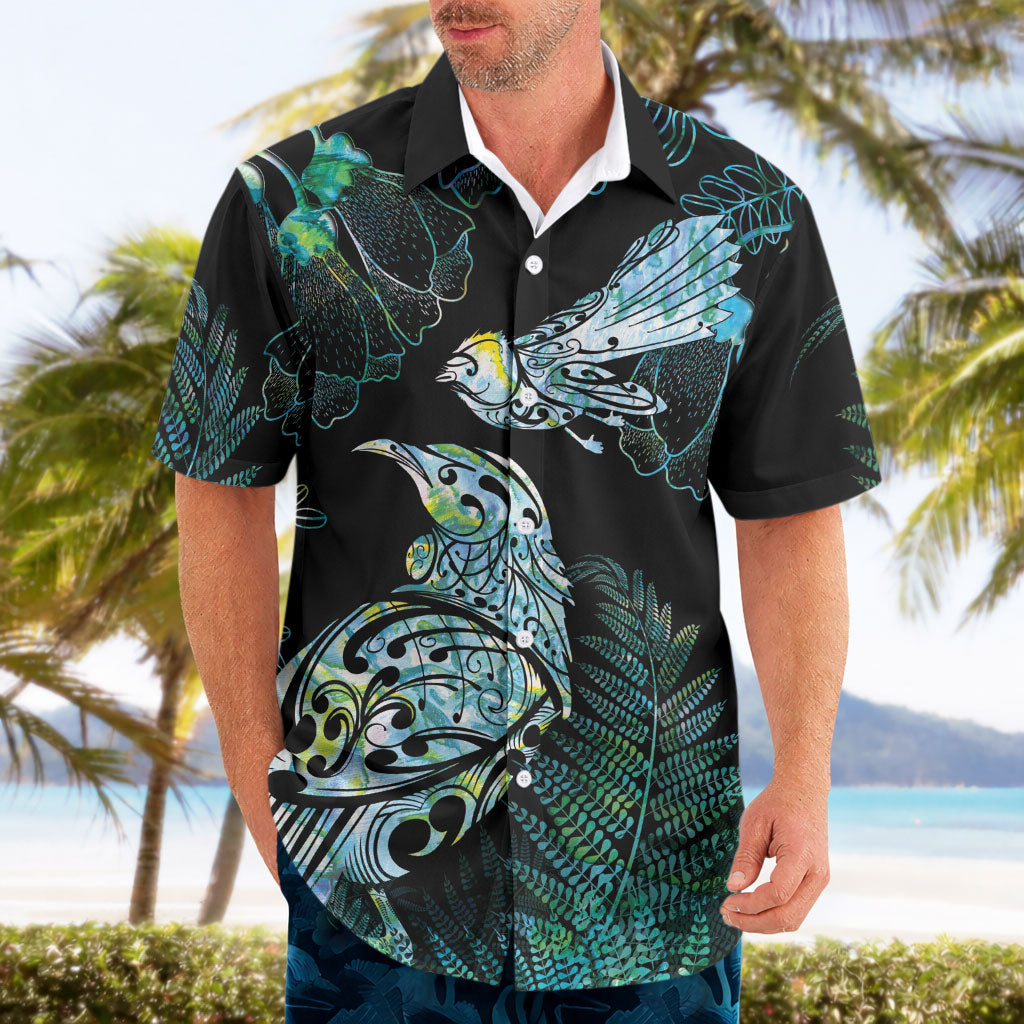 Aotearoa Maori Mahuru Hawaiian Shirt Spring Time - Paua Shell Green LT7 - Polynesian Pride