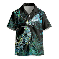 Aotearoa Maori Mahuru Kid Hawaiian Shirt Spring Time - Paua Shell Green LT7 - Polynesian Pride