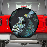 Aotearoa Maori Mahuru Spare Tire Cover Spring Time - Paua Shell Green LT7 - Polynesian Pride