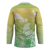 Aotearoa Maori Mahuru Tui With Pikawakawa Hockey Jersey Spring Time LT7 - Polynesian Pride