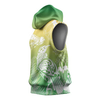 Aotearoa Maori Mahuru Tui With Pikawakawa Sleeveless Hoodie Spring Time LT7 - Polynesian Pride