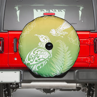 Aotearoa Maori Mahuru Tui With Pikawakawa Spare Tire Cover Spring Time LT7 - Polynesian Pride