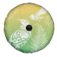 Aotearoa Maori Mahuru Tui With Pikawakawa Spare Tire Cover Spring Time LT7 - Polynesian Pride