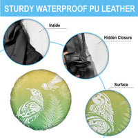Aotearoa Maori Mahuru Tui With Pikawakawa Spare Tire Cover Spring Time LT7 - Polynesian Pride