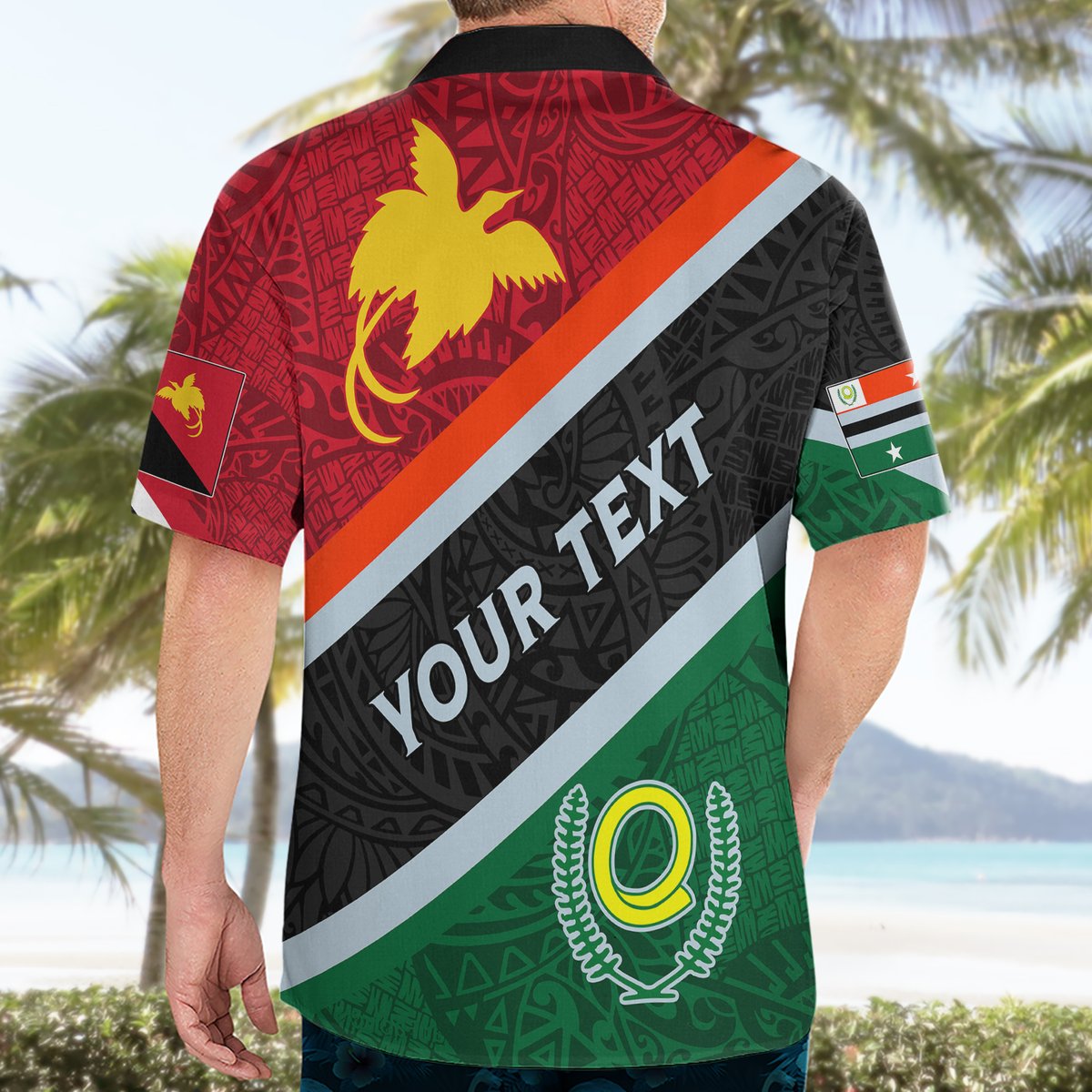 Personalised Penama and Papua New Guinea Day Hawaiian Shirt Emblem Mix Style LT7 - Polynesian Pride