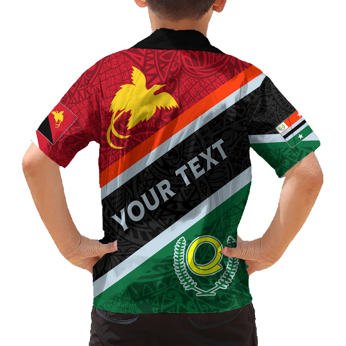 Personalised Penama and Papua New Guinea Day Hawaiian Shirt Emblem Mix Style LT7 - Polynesian Pride