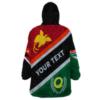 Personalised Penama and Papua New Guinea Day Wearable Blanket Hoodie Emblem Mix Style LT7 - Polynesian Pride