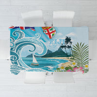 Bula Fiji Seascape Tablecloth Fiji Day - Islands Heritage LT7 Multicolor - Polynesian Pride