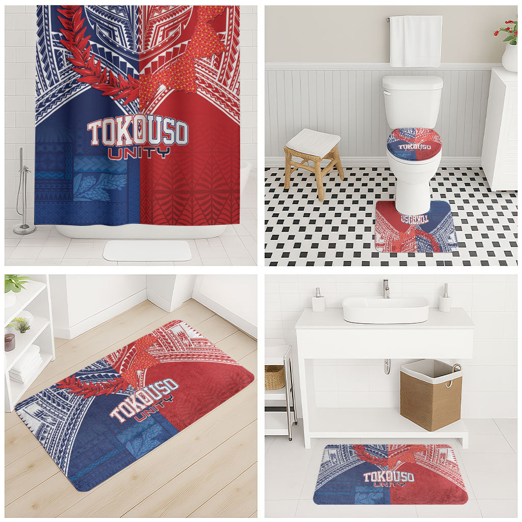 TokoUso Tonga Samoa Brothers Forever Bathroom Set Ulafala and Heilala Unity LT7 - Polynesian Pride