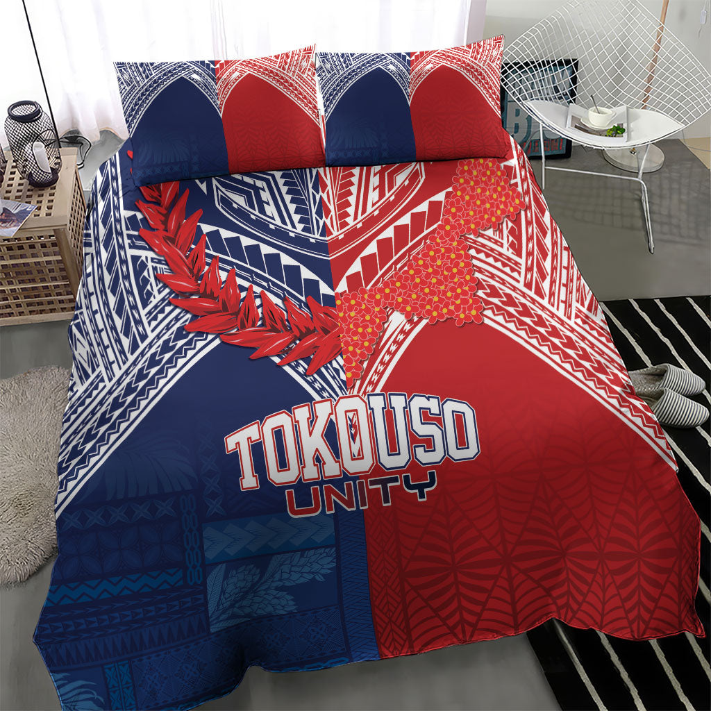 TokoUso Tonga Samoa Brothers Forever Bedding Set Ulafala and Heilala Unity LT7 - Polynesian Pride