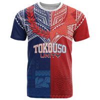 TokoUso Tonga Samoa Brothers Forever Custom T Shirt Ulafala and Heilala Unity