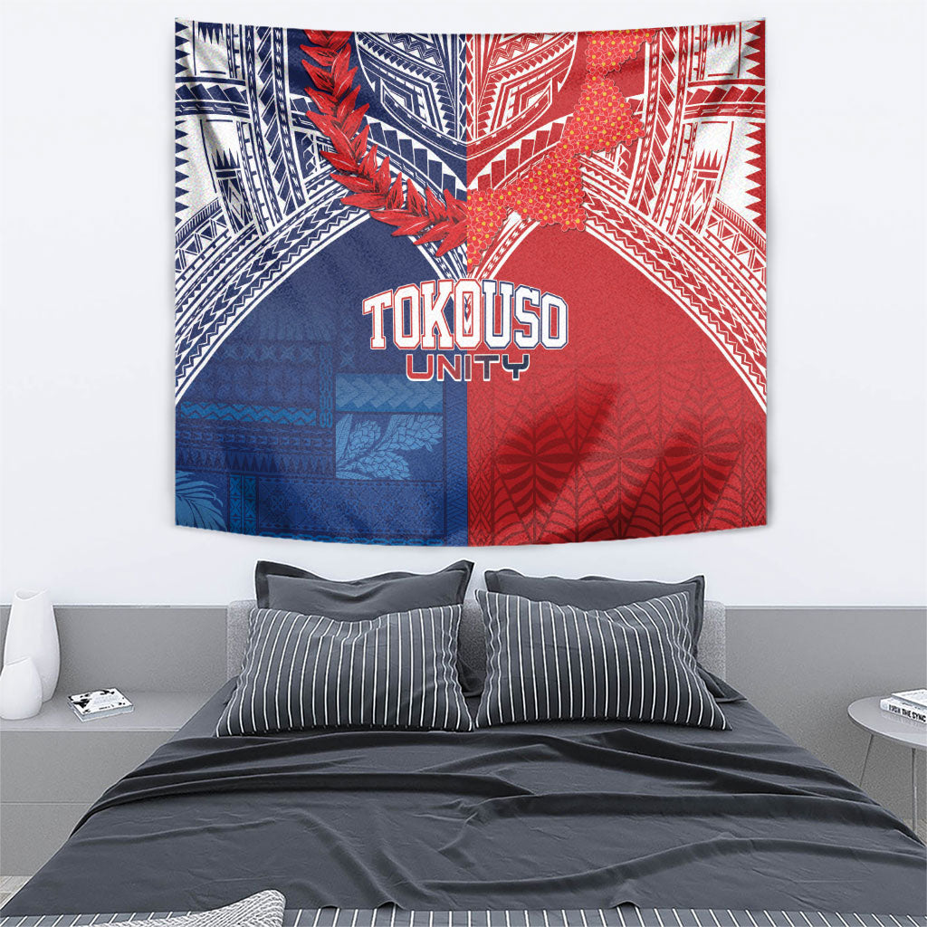 TokoUso Tonga Samoa Brothers Forever Tapestry Ulafala and Heilala Unity LT7 - Polynesian Pride