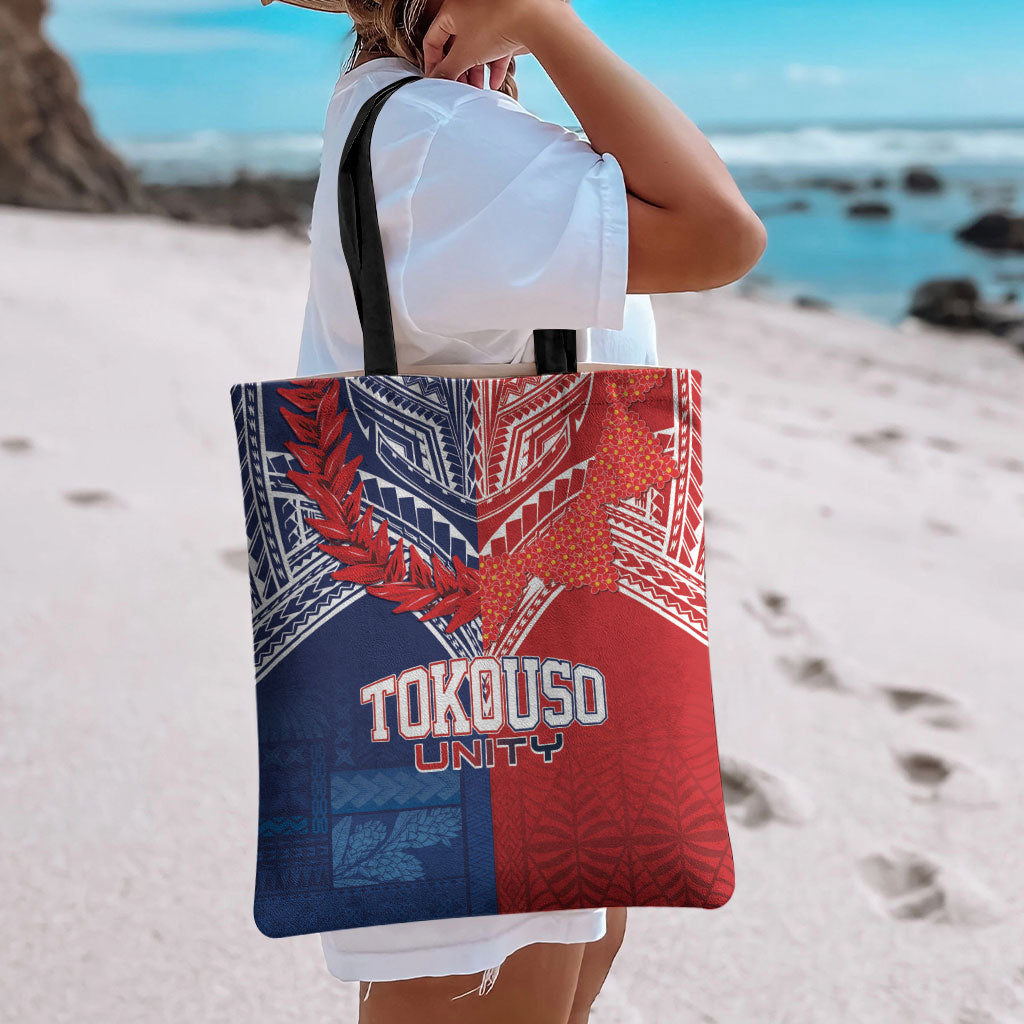 TokoUso Tonga Samoa Brothers Forever Tote Bag Ulafala and Heilala Unity LT7 - Polynesian Pride