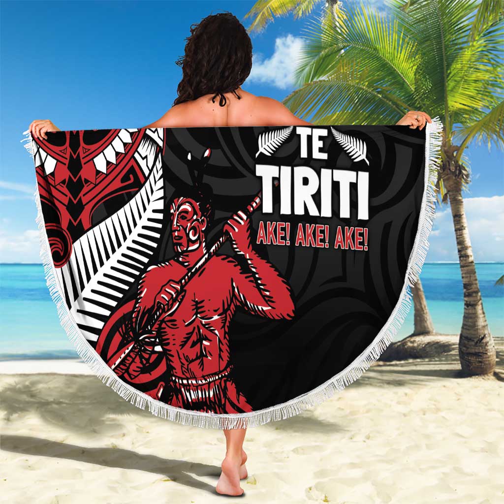 Aotearoa Toitu Te Tiriti Beach Blanket Whakairo Wheku LT7 - Polynesian Pride
