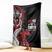 Aotearoa Toitu Te Tiriti Blanket Whakairo Wheku LT7 - Polynesian Pride