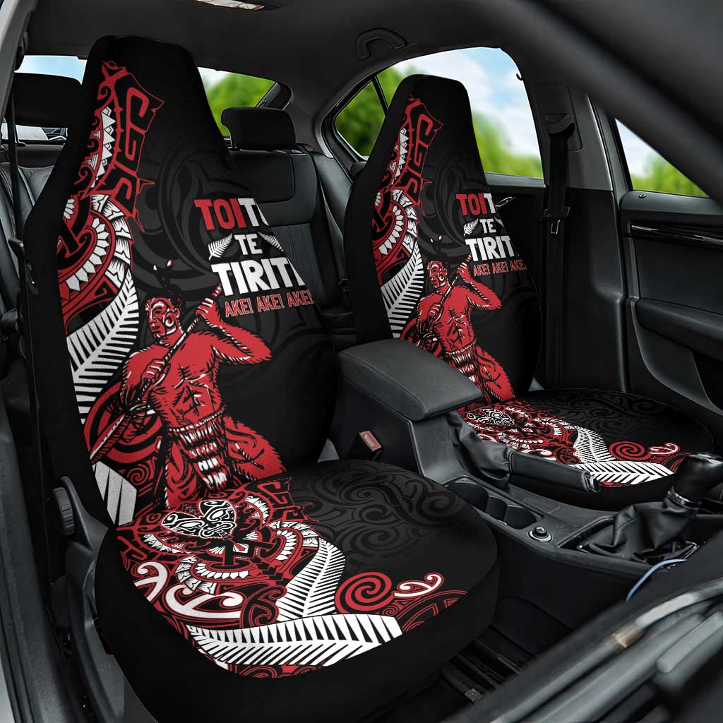 Aotearoa Toitu Te Tiriti Car Seat Cover Whakairo Wheku